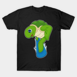 Turtle Snowboard Winter sports T-Shirt